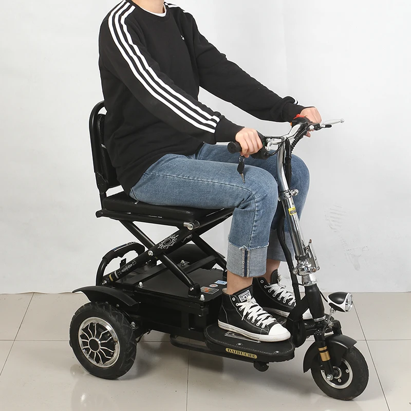 3 wheel electric folding mobility scooter