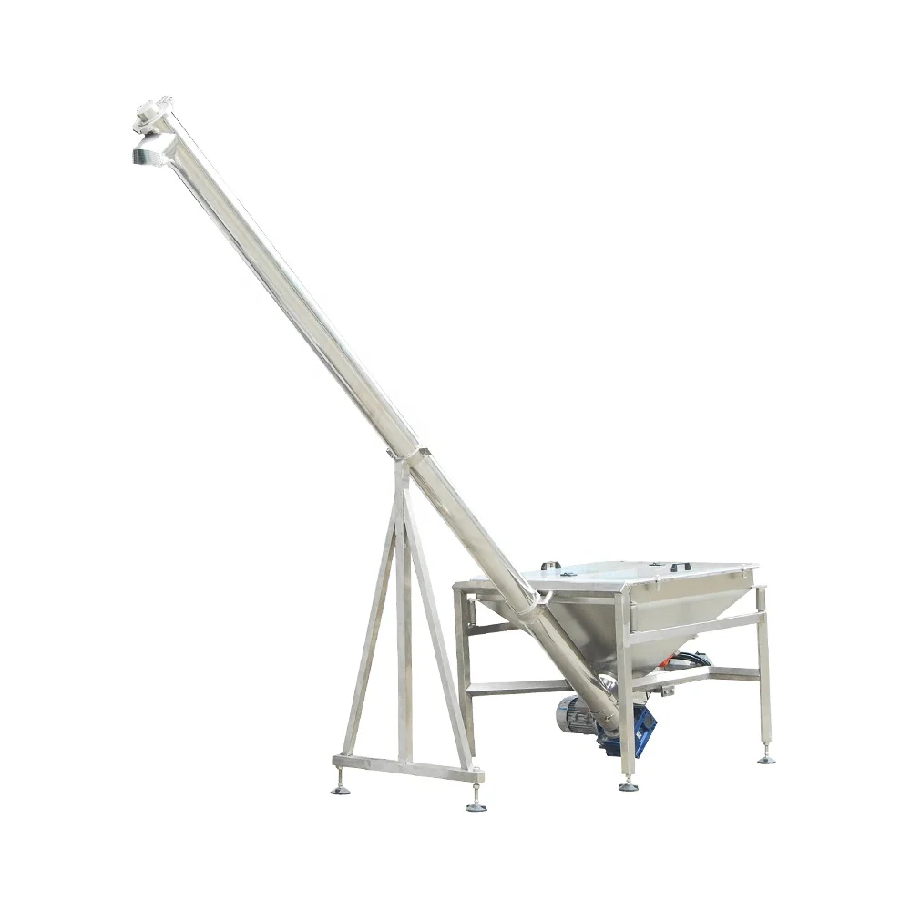 Big Hopper Feed Screw Conveyor - Buy 