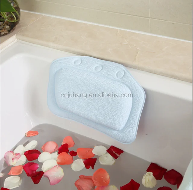 hot selling soft cushioned bath tub spa bath pillow / bathroom