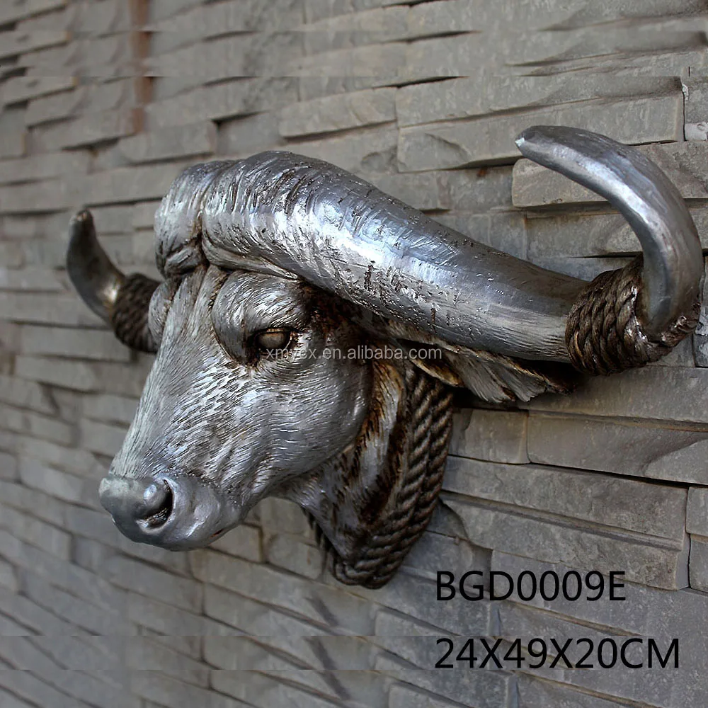 Oro ALEOHALTER Resina Bull Estatua Escritorio Toro Escultura Feng Shui Fortuna Resina Bull Estatua Mesa Artesanía Regalo de Negocio Decoración Animal 