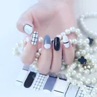 Gel Nail Polish Nail Wrap Gel Huizi New Gel Nail Polish Sticker Custom Nail Wraps 2021