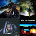 Torch Q5 Led Zoomable Flashlight COB Pen Torch Q5 Led Tactical Flashlight Zoomable Strong Light COB Working Mini Flashlight With COB Side Light
