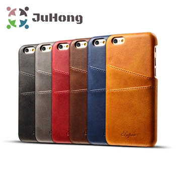 Luxury Wallet PU Leather Mobile Phone Case With Card Slot for iPhone 6/6s iPhone 6 Plus Case