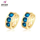 Diamond Jewellery Quality Jewellery XL2018 Xuping Colou Rjewelry Cheap Gold Zircon Diamond Jewellery Earring