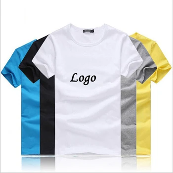 Cotton T-shirt Custom Printed Men T Shirts Free Sample High Quality 100% USA Import Unisex Blank Causal Wear Plain Dyed Colorful