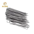 Garden 11 Gauge 6''*1''*6'' Square Top Landscape Garden Sod Staples Stakes Pins U Shape Stakes