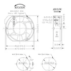 Fan Fan Factory 220v 1751 AC Cooling Fan 172 X150x 52