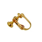 Silver Earring Ear Silver Earring Clip Silver Earring Findings Adjustable Screw Locking Ear Clips