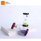 Timer Custom Hot Sale Popular 1/3/5/10/15/30 Minutes Colourful Hourglass Timer Custom Polyresin Sand Timer Set