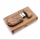 Stick 16gb Usb Stick 16gb OEM Wedding Gift Wooden USB Flash Drive With Box Pendrive Memory Stick 4GB 8GB 16GB