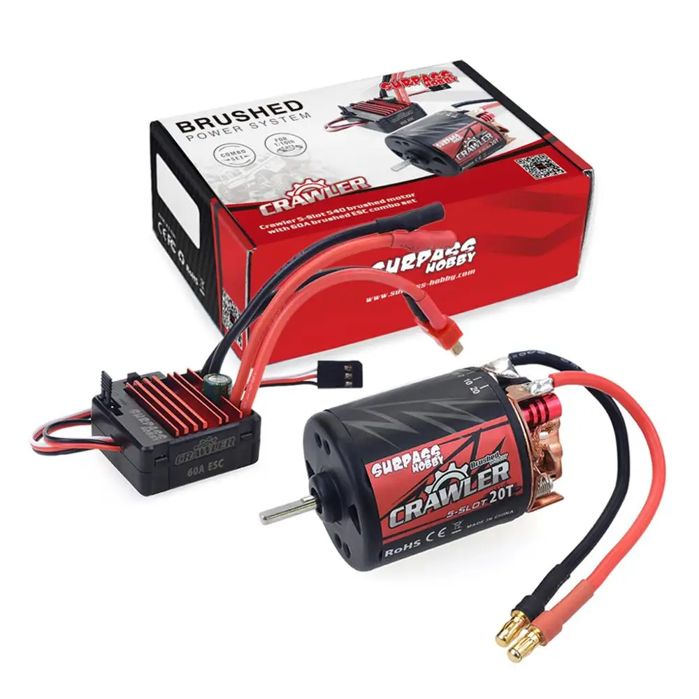 Surpass Hobby Slot Brushed Motor With A Esc Combo Set For