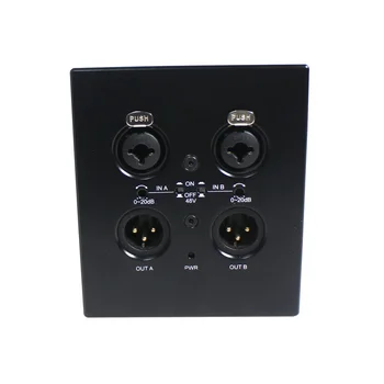 Dante Audio Dante panel 2 input 2 output with phantom power DC 48 V
