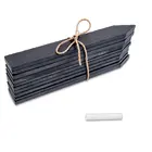 Hot Selling Gift Box Packed Weatherproof Natural Slate Garden Marker Set For TESCO