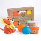 Modeling 6 Mix Colors Custom Promotional Colorful Eco Non Toxic Kids Modeling Play Dough Clay Set