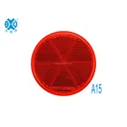 Reflex Reflector Round 80mm Reflex Reflector With 6mm Screw