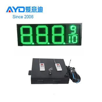 USA Factory Big Sale 8inch 7 Segments LED Display , Gas Station LED Price Changers Signs