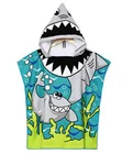 Towel Hooded Towels Beach China Suppliers Children Beach Poncho Towel Kids Cartoon Printed Hooded Beach Towel