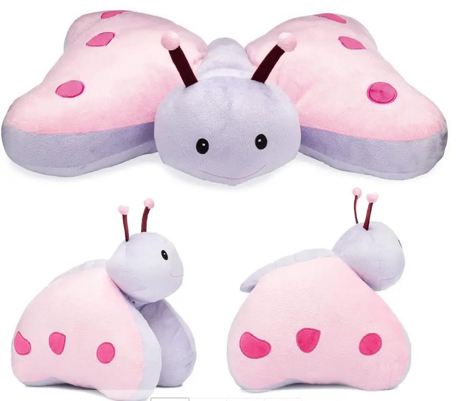 pink butterfly soft toy