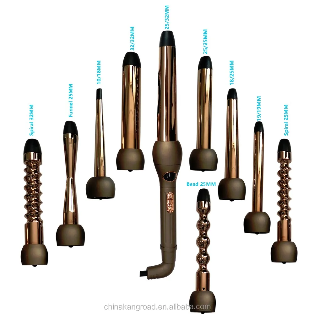 curling wand with attachments