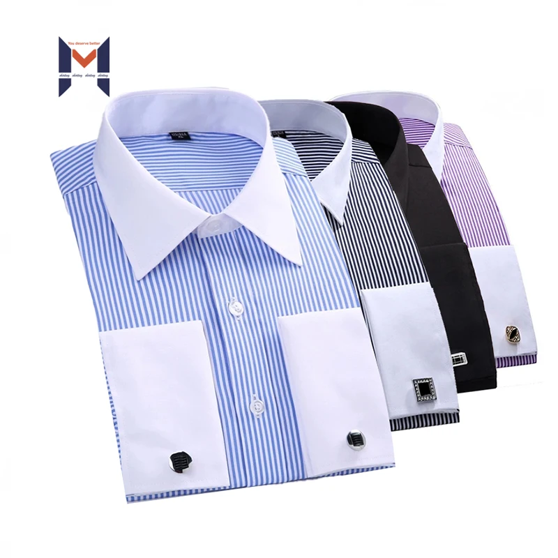 French Cuff Shirts For Men ...