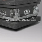 Casket Manufacturers Grey Best Casket With High Gloss ZD-4007