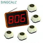 SINGCALL Restaurant Table Paging Wireless Food Buzzer System For Waiter