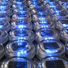 Glass Road Solar Road Stud SOLARROAD RS-708 Solar Tempered Glass Cat Eye Reflector Reflective Road Studs