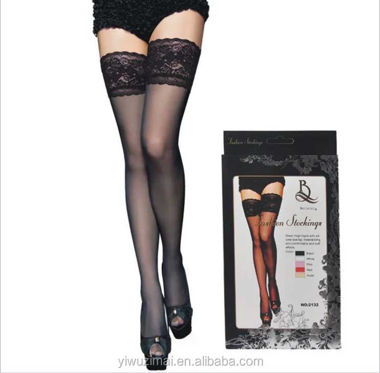 Beileisi Sexy Nylon Thigh High Lace Top 