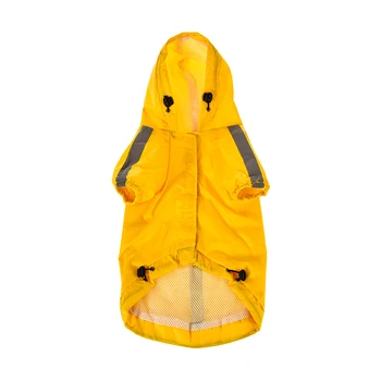 Wholesale Pet Products Outdoor Reflective Dog Raincoat Dog Clothing