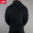 Black Hoodies Black Hoodie Men Premium Custom Logo Embroidery Thick Fleece Black Gym Pullover Men's Hoodies