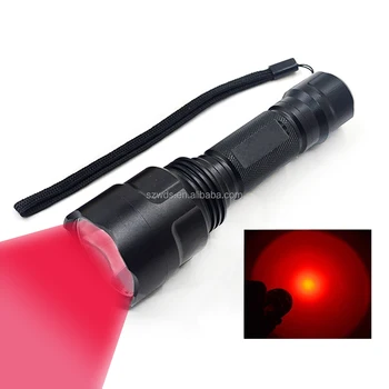 Waterproof 10W XML T6 Red LED Flashlight Outdoor Camping Hunting Night Hiking Red Light Torch