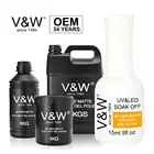 Matte Top Coat Gel For Nail OEM Wholesale Longlasting UV Gel No Wipe Rubber Matte Top Coat For Nail