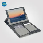 Line Paper Wireless Charging Power Bank Line Paper Print Pu Notebook