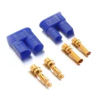 Solderless Connector ISO9001 Solderless Safety Miniature Double Banana Plug With Housing EC2 And EC3 Connector