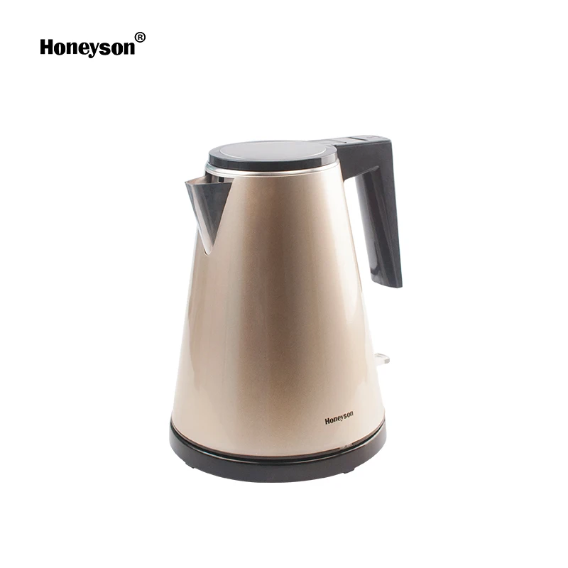 Honeyson hot hotel luxury double wall multifunction electric kettle