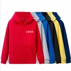 Top Custom Logo Cotton Long Sleeve Hooded T-Shirt Unisex Crop Top Pullover Hoodies