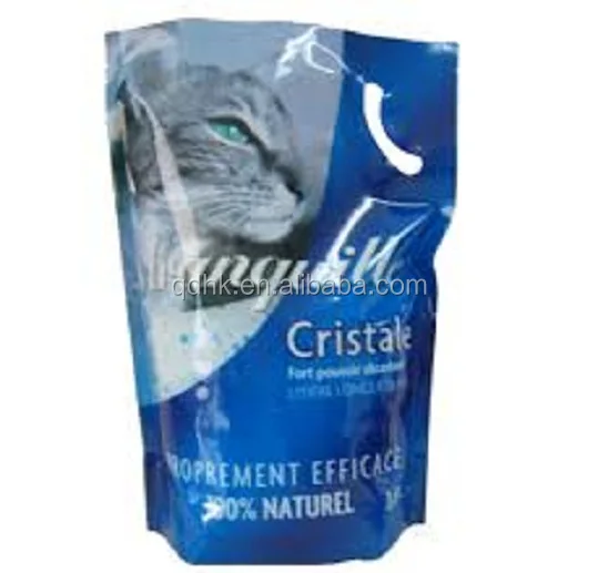 cat litter plastic bag