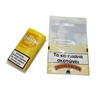 Hand Bag Zipper And Custom Logo Printed Hand Rolling Tobacco Bag With Zipper And Adhesive