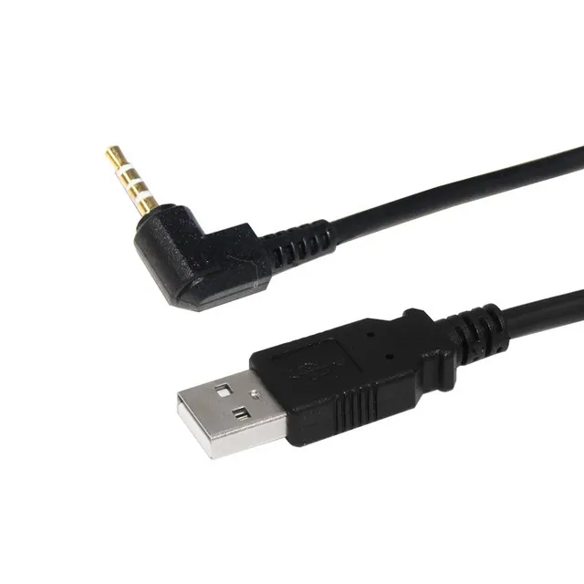 DC jack 3.5mm plug to USB A cable