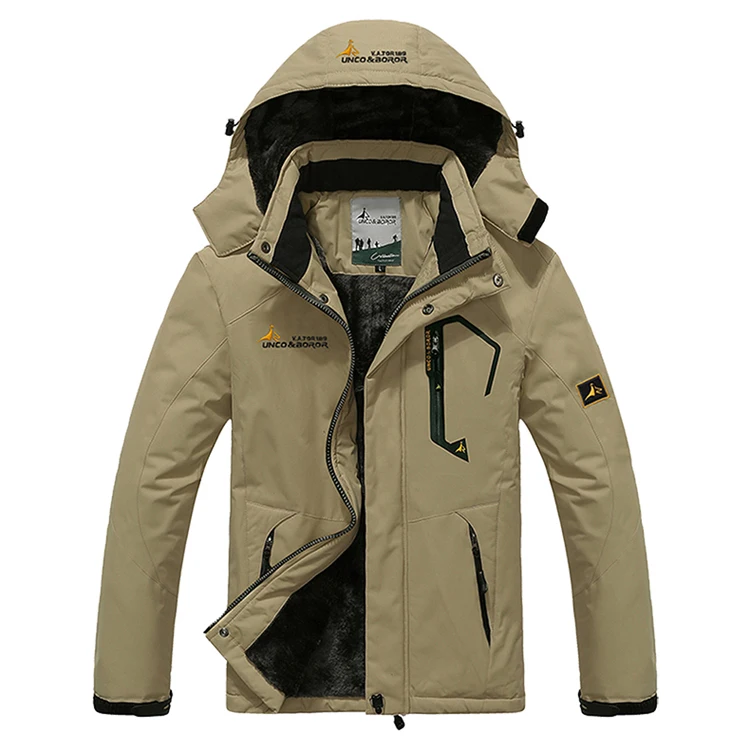 Outdoor Men Sport Coats Winter Men Fleece Jacket Hiking Camping Waterproof Windproof Raincoat