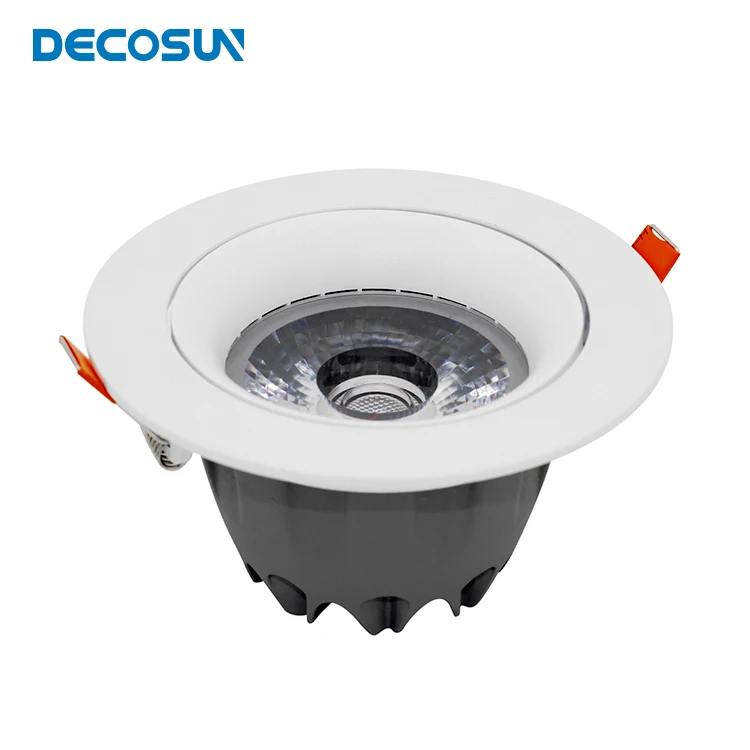 Cutout 55mm 75mm 95mm 5watt 10watt cob led downlights china supplier 15w 20w retrofit recessed gimbal led downlight