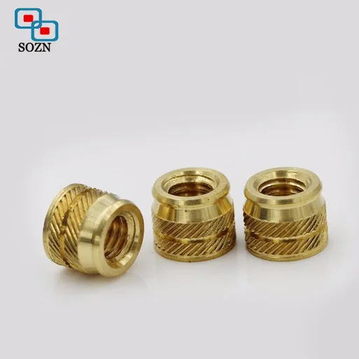 105 ASSORTED M3 M4 M5 M6 THREADED PRESS FIT SOLID BRASS INSERTS FOR PLASTIC KIT 