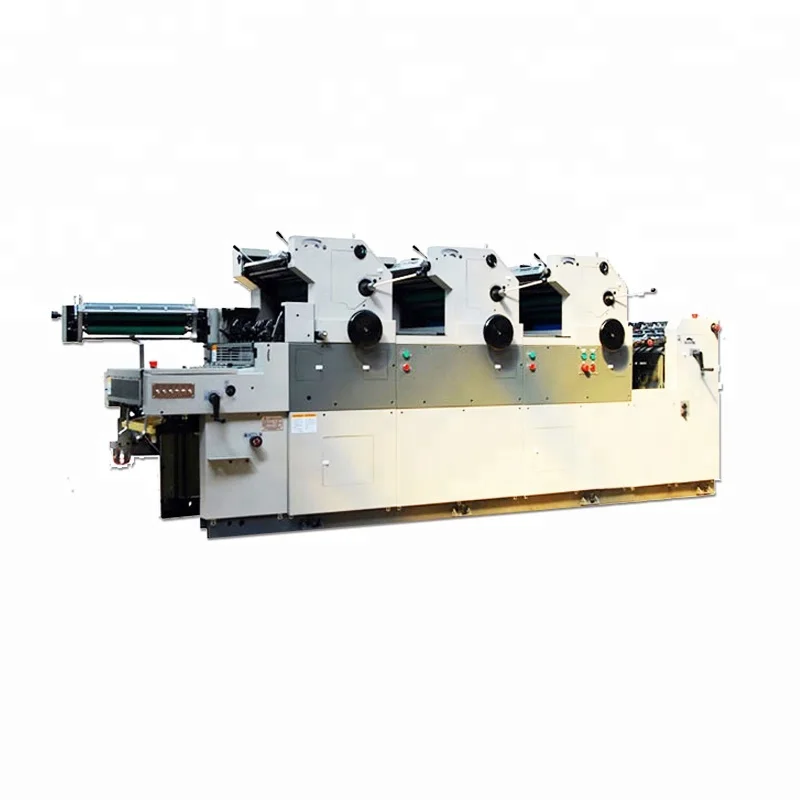 3 colour offset printing machine