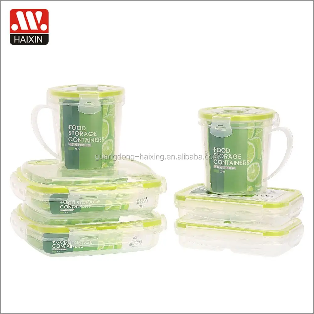 Microwave safe vacuum airtight plastic take away food storage box BPA free food containers sets