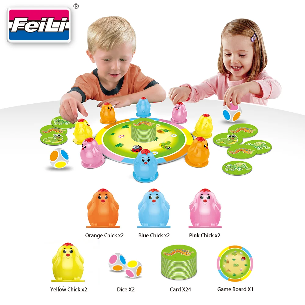 Customized intelligent toys chick match game learning game for kids kid board game educational toys for kids