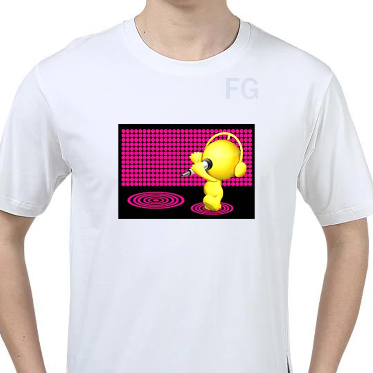dj led shirt