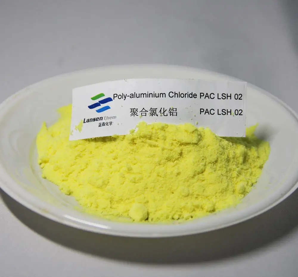 High Efficiency Polyaluminium Chloride PAC with Al2O3 28% min and Insoluble Substance ≤0.6% for Water Treatment