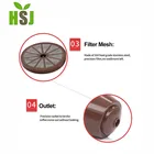 Coffee Plastic Coffee Filter Plastic Coffee Capsule Reusable K Cup Filter For Dolce Gusto