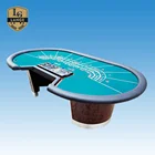Seat Table Full Size 10 Seat Professional Baccarat Poker Table With Dealer Position