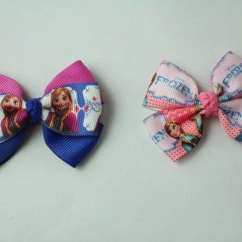popular frozen ribbon hair clip wholesale